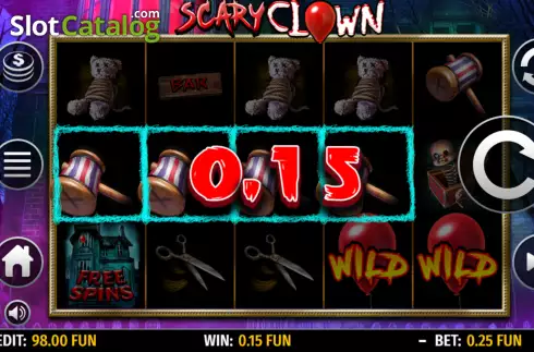Скрин4. Scary Clown (Octavian Gaming) слот