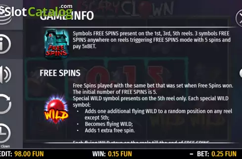 Скрин7. Scary Clown (Octavian Gaming) слот