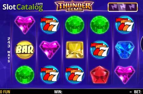 Скрин2. Thunder Gems слот