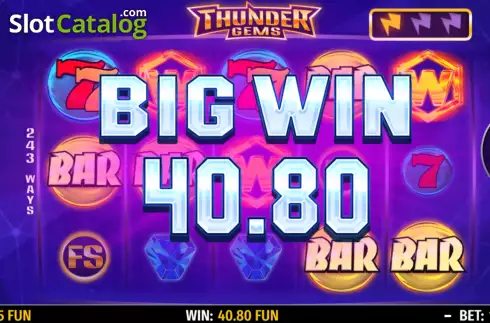 Скрин4. Thunder Gems слот