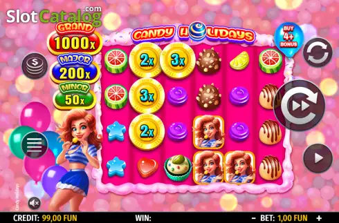 Скрин2. Candy Holidays слот