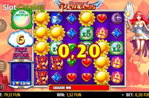 Скрин3. Skyward Princess слот