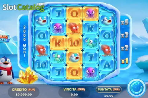 Скрин2. Penguin Frenzy слот