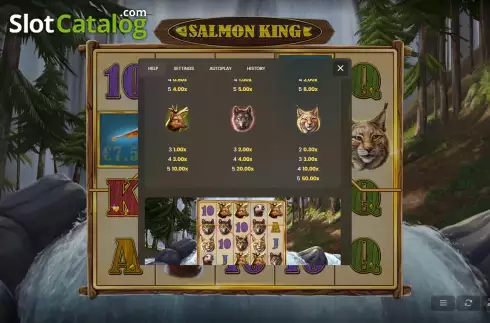 Скрин6. Salmon King слот
