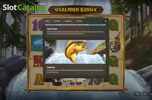Скрин9. Salmon King слот