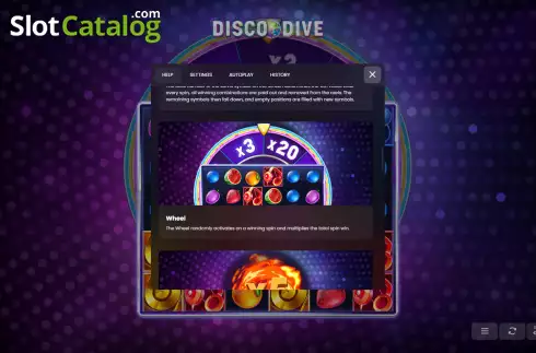 Скрин7. Disco Dive слот