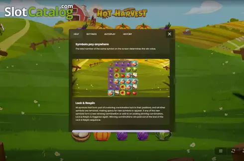 Скрин8. Hot Harvest слот