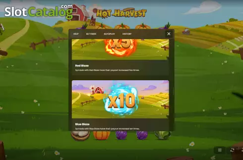 Скрин9. Hot Harvest слот