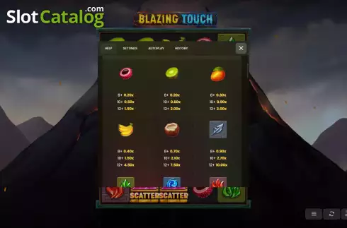 Скрин4. Blazing Touch слот