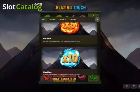 Скрин6. Blazing Touch слот