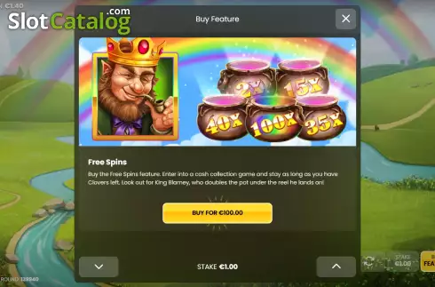 Скрин6. Blarney's Gold слот