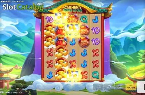 Скрин8. Caishen's Temple of Gold слот