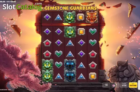 Скрин2. Gemstone Guardians слот