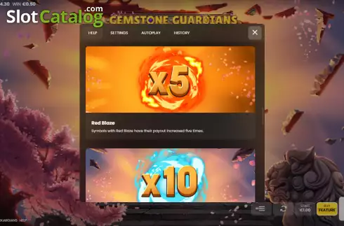 Скрин8. Gemstone Guardians слот