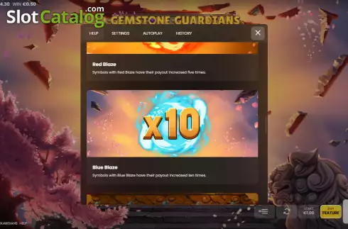 Скрин9. Gemstone Guardians слот