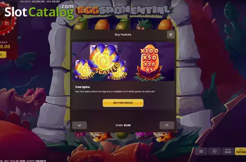 Скрин5. Eggsponential слот
