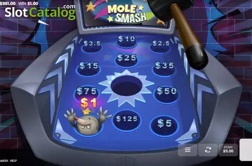 Скрин3. Mole Smash слот