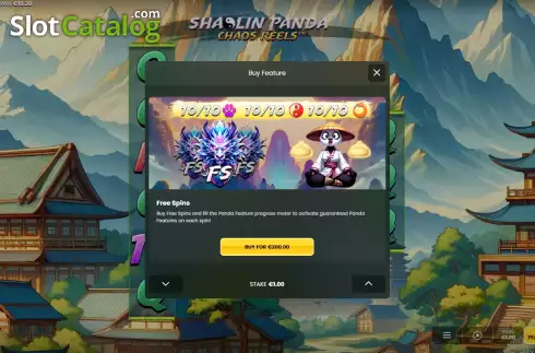 Скрин7. Shaolin Panda Chaos Reels слот
