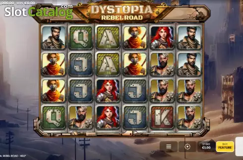Скрин2. Dystopia Rebel Road слот
