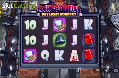 Скрин2. Jackpot Heist Daylight Robbery слот