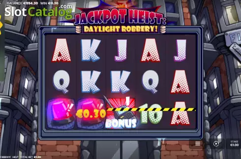 Скрин3. Jackpot Heist Daylight Robbery слот