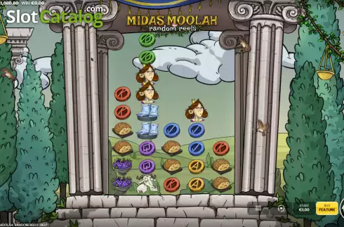 Скрин2. Midas Moolah Random Reels слот