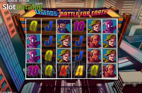 Скрин2. Legends: Battle for Earth слот