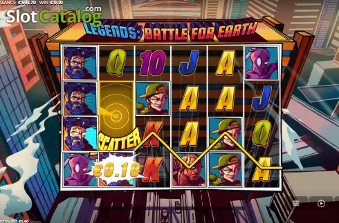 Скрин3. Legends: Battle for Earth слот