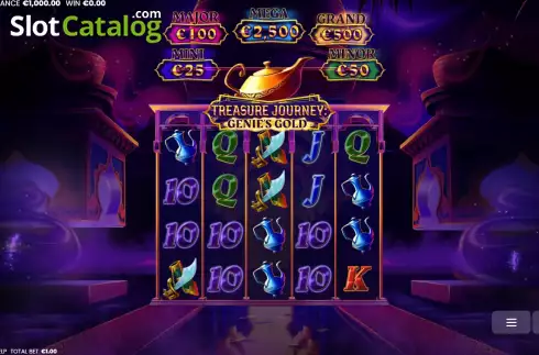 Скрин2. Treasure Journey: Genie's Gold слот