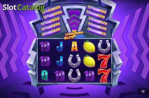Скрин2. Lightning Blitz Supercharged слот