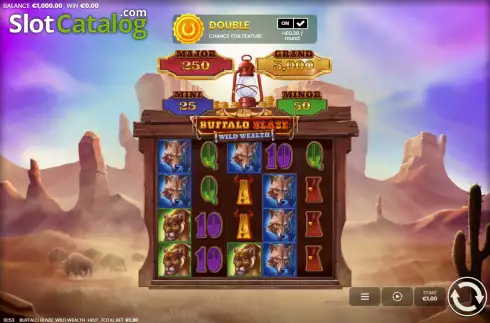 Скрин2. Buffalo Blaze: Wild Wealth слот