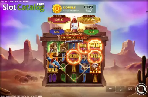 Скрин3. Buffalo Blaze: Wild Wealth слот
