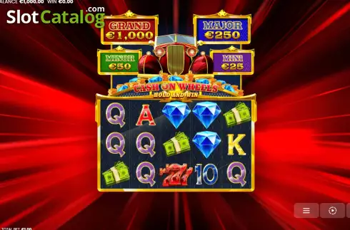 Скрин2. Cash on Wheels Hold and Win слот
