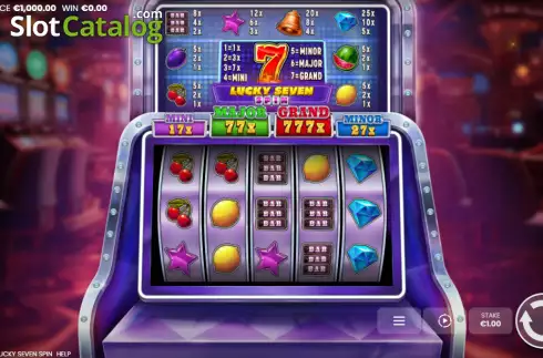 Скрин2. Lucky Seven Spin слот