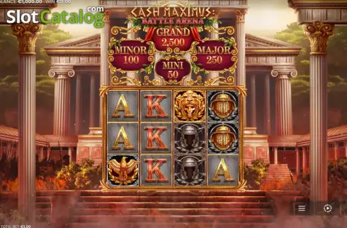 Скрин2. Cash Maximus: Battle Arena слот