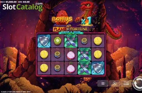 Скрин2. Flame & Fortune: Hold & Win слот