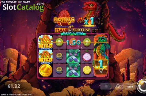 Скрин3. Flame & Fortune: Hold & Win слот