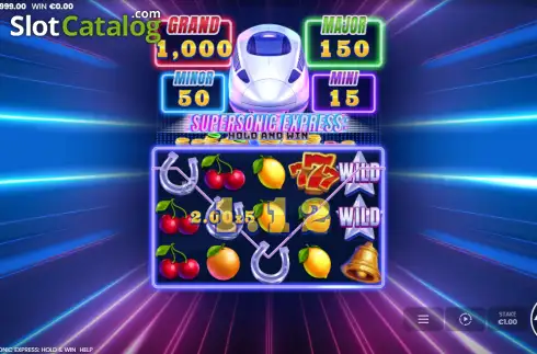 Скрин3. Supersonic Express: Hold and Win слот