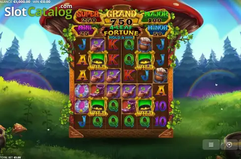 Скрин2. 4-Leaf Fortune: Hold & Win слот