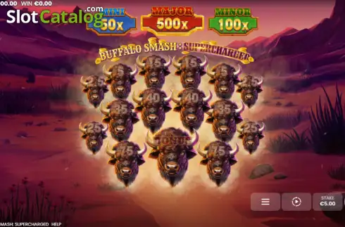 Скрин2. Buffalo Smash: Supercharged слот