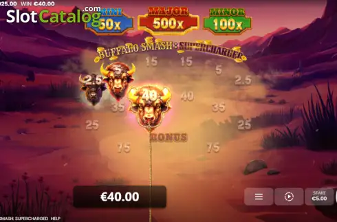 Скрин3. Buffalo Smash: Supercharged слот