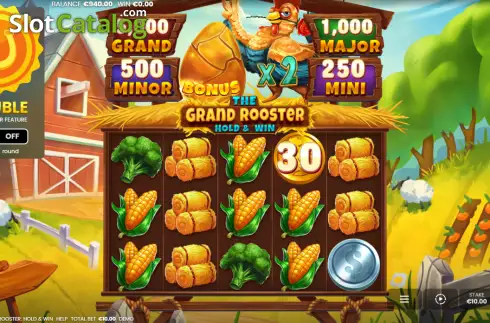 Скрин2. The Grand Rooster слот