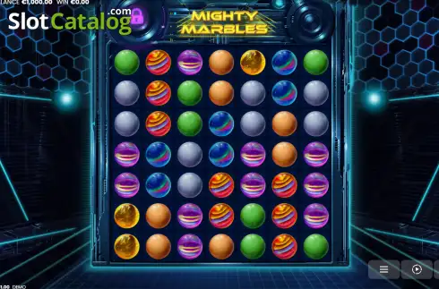 Скрин2. Mighty Marbles слот