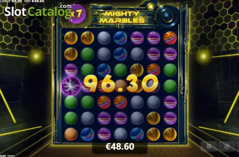 Скрин3. Mighty Marbles слот