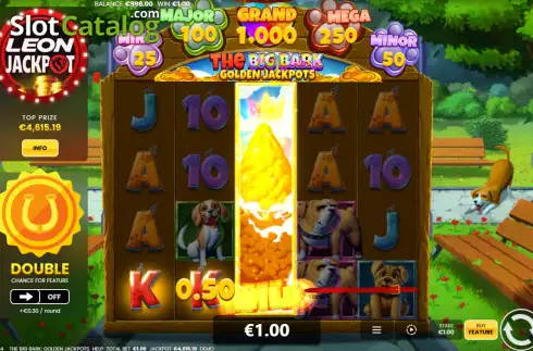 Скрин3. The Big Bark: Golden Jackpots слот