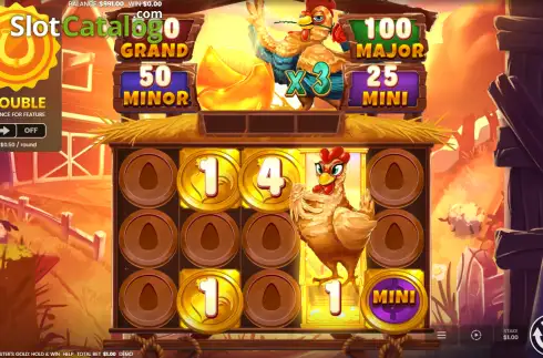 Скрин3. Rooster's Gold: Hold & Win слот