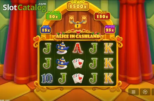 Скрин2. Alice in Cashland слот