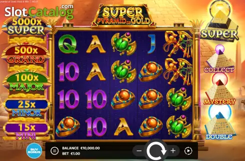 Скрин2. Super Pyramid of Gold слот