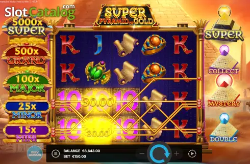 Скрин3. Super Pyramid of Gold слот