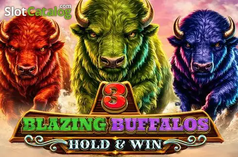 3 Blazing Buffalos: Hold & Win логотип 3 Blazing Buffalos: Hold & Win логотип